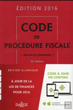 Bertrand.pt - Code De Procédure Fiscale (Édition 2016)