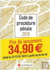 Code De Procedure Penale 2019 - Feuille