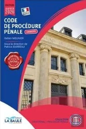 Code De Procédure Pénale Annoté, Janvier 2026