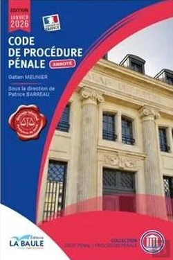 Bertrand.pt - Code De Procédure Pénale Annoté, Janvier 2026