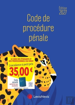 Bertrand.pt - Code De Procédure Pénale (Édition 2027)