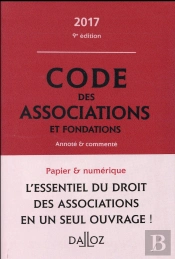 Code Des Associations Et Fondations 2017, Commente