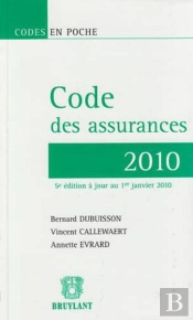 Code Des Assurances 2010 (5e Édition)