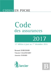 Code Des Assurances 2017 11ed