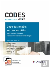 Code Des Impots Sur Les Societes - Optimisations Fiscales Et Restructurations Des Societes Belges