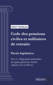 Code Des Pensions Civiles Et Militaires De Retraite