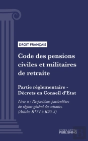 Code Des Pensions Civiles Et Militaires De Retraite