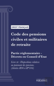 Code Des Pensions Civiles Et Militaires De Retraite