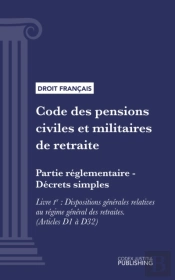 Code Des Pensions Civiles Et Militaires De Retraite