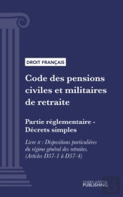 Code Des Pensions Civiles Et Militaires De Retraite