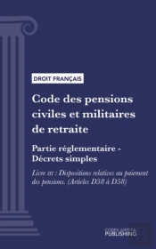 Code Des Pensions Civiles Et Militaires De Retraite