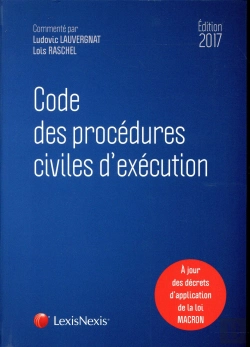 Bertrand.pt - Code Des Procedures Civiles D'Execution 2017