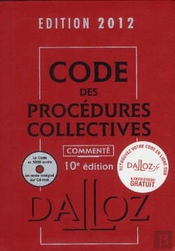 Bertrand.pt - Code Des Procédures Collectives Commenté (Édition 2012)