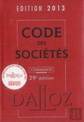 Code Des Societes Commente (Edition 2013)