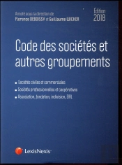 Code Des Societes Et Autres Groupements 2018
