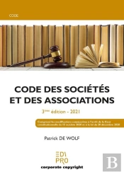 Code Des Societes Et Des Associations, 3eme Ed
