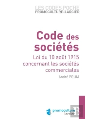 Code Des Societes Loi Du 10 Aout 1915 Concernant Les Societes Commerciales