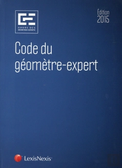 Bertrand.pt - Code Du Géomètre Expert (Édition 2015)