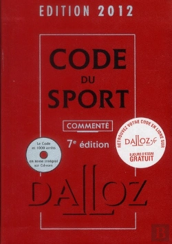 Bertrand.pt - Code Du Sport Commenté (Édition 2012)
