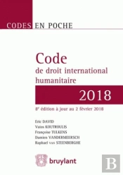 Code En Poche - Code De Droit International Humanitaire 2018