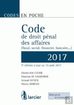 Bertrand.pt - Code En Poche - Code De Droit Penal Des Affaires 2017