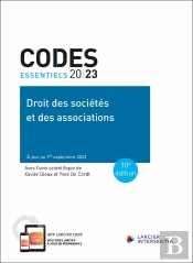 Code Essentiel Droit Des Societes Et Des Associations 2023 - A Jour Au 1er Septembre 2023