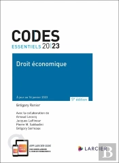 Code Essentiel - Droit Economique - Textes A Jour Au 1er