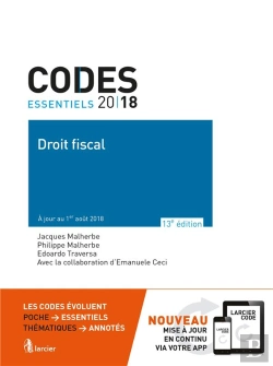 Bertrand.pt - Code Essentiel - Droit Fiscal 2018 - A Jour Au 15 Aout 2018