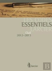 Code Essentiel Larcier - Civil 2012-2013