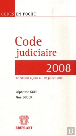 Bertrand.pt - Code Judiciaire 2008 (6e Édition)