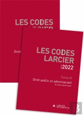 Code Larcier - Tome 6 Droit Public Et Administratif (2 Vol.)