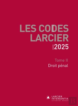 Bertrand.pt - Code Larcier - Tome Ii - Droit Pénal - À Jour Au 1er Mars 2025