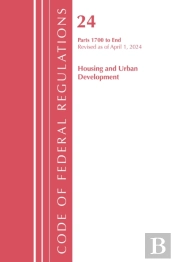 Code Of Federal Regulations, Title 24 Housing Urban Dev 1700-End 2024, April 1, 2024
