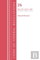 Code Of Federal Regulations, Title 26 Internal Rev 1.410-1.440, Revised As Of April 1, 2024