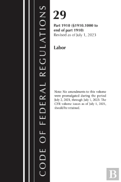 Bertrand.pt - Code Of Federal Regulations, Title 29 Labor Osha 1910.1000-End, Revised As Of July 1, 2024