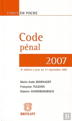 Bertrand.pt - Code Pénal 2007 (9e Édition)