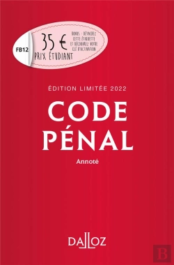 Bertrand.pt - Code Pénal Annoté : Édition 2022 (119e Édition)