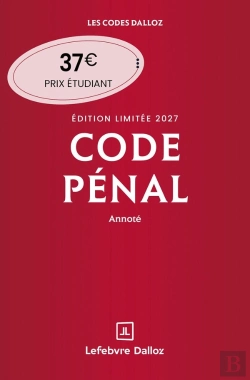 Bertrand.pt - Code Pénal : Annoté (Édition 2027)