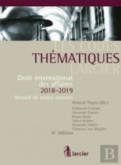 Code Thematique - Droit International Des Affaires 2018-2019