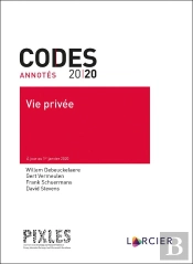 Codes Annotés : Vie Privée (Édition 2020)