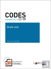 Codes Essentiels ; Droit Civil (Édition 2019)