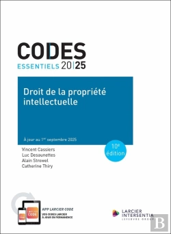 Bertrand.pt - Codes Essentiels : Droit De La Propriété Intellectuelle : À Jour Au 1er Septembre 2025 (Édition 2025)