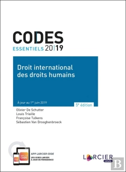 Bertrand.pt - Codes Essentiels : Droit International Des Droits Humains ; À Jour Au 1er Juin 2019 (5e Édition)