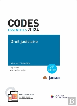 Bertrand.pt - Codes Essentiels : Droit Judiciaire 2024 : À Jour Au 1er Juillet 2024 (Édition 2024)