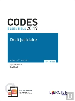 Bertrand.pt - Codes Essentiels ; Droit Judiciaire (Édition 2019)