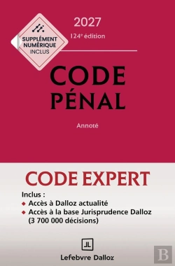 Bertrand.pt - Codes Pénal Et Procédure Pénale (Édition 2027)