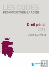 Codes Promoculture-Larcier - Droit Penal, 2eme Ed. (Les)