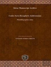 Codex Syro-Hexaplaris Ambrosianus