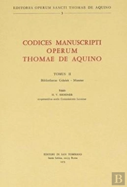Bertrand.pt - Codices Manuscripti Operum Thomae De Aquino Tome 2