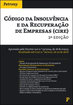 Bertrand.pt - Código da Insolvência e da Recuperação de Empresas (CIRE)
